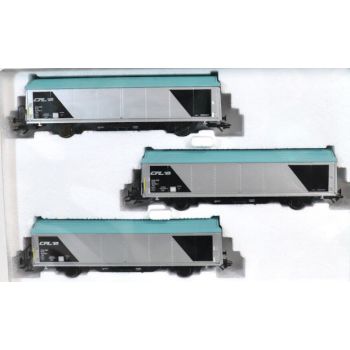 CFL-Wagenset Luxemburg, 3 Schiebewandwagen der CFL, 1 Wagen-Nr. 225 0 006-0, 1 Wagen-Nr. 225 0 024-3, 1 Wagen-Nr. 225 0 008-6,