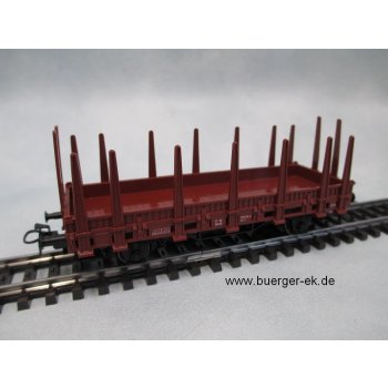 Rungenwagen, 2-achsig, braun