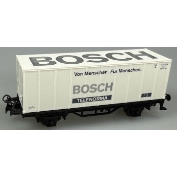 Bosch Telenorma (Wagen weiß), Von Menschen. Für Menschen, silberfarbener Dachaudruck BOSCH, Hbf Eschenbach Jeske