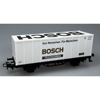 Bosch Telenorma, (Wagen weiß), Von Menschen. Für Menschen, goldfarbener Dachaudruck BOSCH, Hbf Eschenbach Jeske