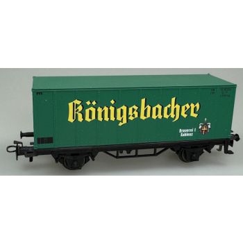 Königsbacher Brauerei Koblenz, grüner Containerwagen mit Märklin-Signet