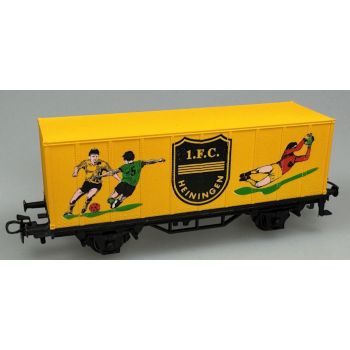1.F.C. HEININGEN - Fußballverein, Containerwagen gelb