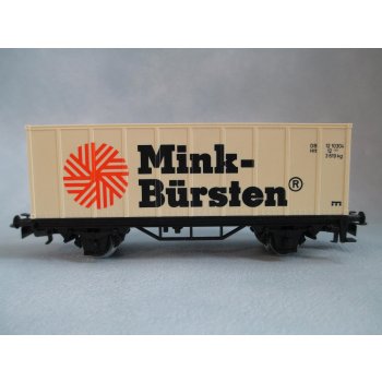 Mink Bürsten / Think Mink (Containerwagen, wechselseitige Bedruckung)