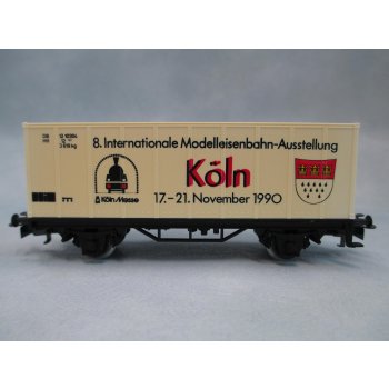 Modelleisenbahn-Ausstellung Köln, November 1990 (Containerwagen)