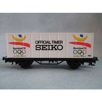 SEIKO OFFICAL TIMER Barcelona '92 (Containerwagen), Abbildung der olympischen Ringe