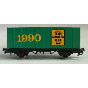 TRAIN MASTERS CLUB, märklin 1990 (Containerwagen, grün)
