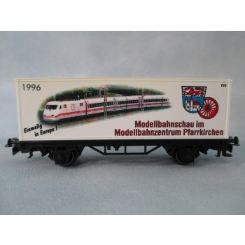 Modellbahnzentrum Pfarrkirchen 1996 ICE, Einm. In Europa (Containerwagen)