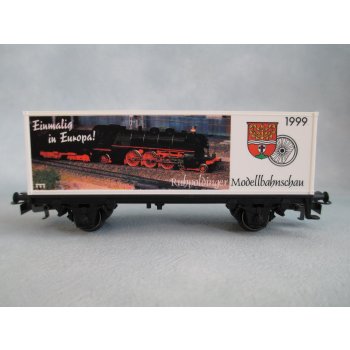 Ruhpoldinger Modellbahnschau 1999, Einmalig in Europa (Containerwagen)