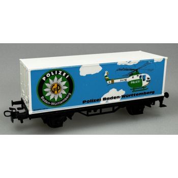 POLIZEI Baden-Württemberg - GdP, mit Hubschrauberabbildung, (glatte Seitenwände, ohne Dachbedruckung !)