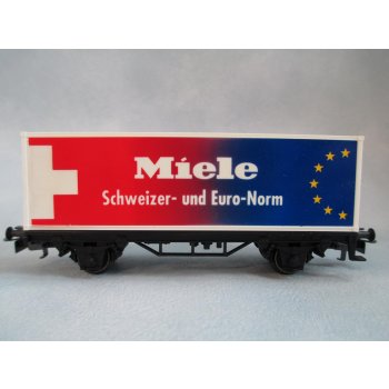 Miele Schweizer- und Euro-Norm (wechselseitige Bedruckung, Containerwagen mit glatten Seitenwänden)