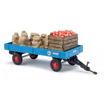 Anhänger mit Apfelladung