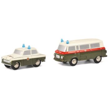 Set, Volkspolizei, Barkas Bus und Trabant 601, piccolo