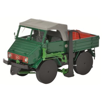 Mercedes-Benz Unimog 2010 mit Messerbalken, grün