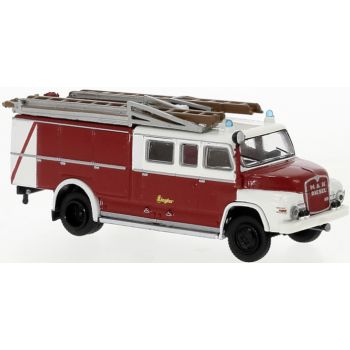 MAN 450 HA, LF 16 Feuerwehr Hessen, rot/weiß, Baujahr 1965