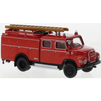 MAN 450 HA, TLF 16, Feuerwehr, rot, schwarze Koftlügel, Baujahr 1960