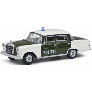 Mercedes-Benz Heckflosse, Polizei, weiß/dunkelgrün