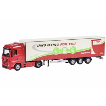 Mercedes-Benz Actros, Gardinenplanen-Sattelzug, Fliegl