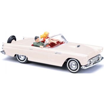Ford Thunderbird Cabrio offen mit 2 Figuren, Baujahr 1956