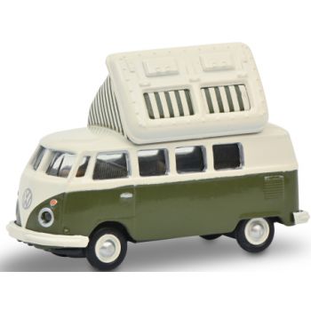 VW T1c Campingbus, grün/weiß