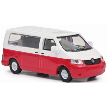 VW T5 Bus, rot/weiß - MHI