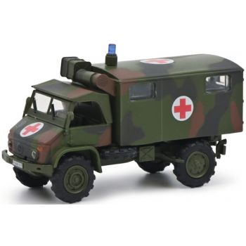 Mercedes-Benz Unimog S404 Sanka - Sanitätskoffer, Flecktarn