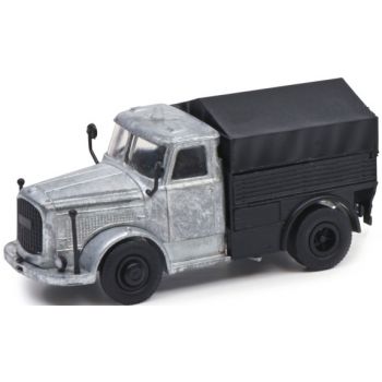 Kaelble K632 Schwerlastzugmaschine, Pritsche/Plane, grau