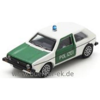 VW Golf I, Polizei, weiß/grün
