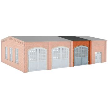 Erweiterungs-Set für LKW-Werkstatt 45642 - Polyplate Bausatz, L 17,2 x B 5,5 x H 7,1 cm