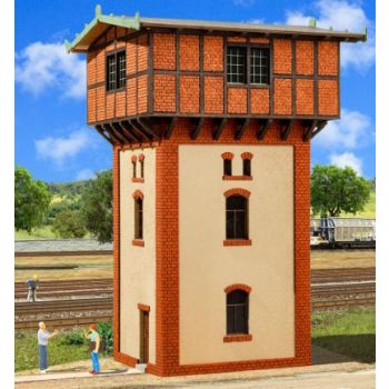 Wasserturm, Polyplate Bausatz, L 6,5-9,6 x B 8,7 x H 14,6 cm