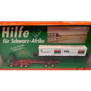 Schwaetzer Bundesministerin für Raumordnung und Bauwesen mit Originalunterschrift und Dachdruck, mit Zertfikat, DAL Burkina Faso,