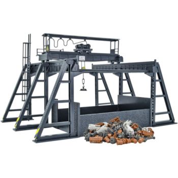 Schrott-Verladestation - Bausatz, L 22 x B 16,7 x H 13,4 cm