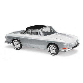 Karmann Ghia 1600, zweifarbig silbermetallic, Baujahr 1961