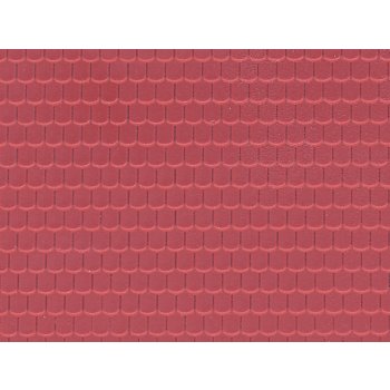 Dachplatten Ziegel, 21,8 x 11,9 cm