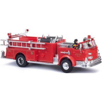 La France Pumper mit 2 Firefighters, Feuerwehr U.S.A., rot, Baujahr 1968