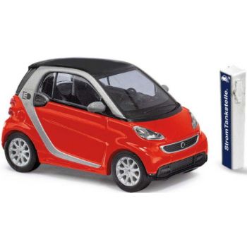 Smart Fortwo Coupe, Electric drive, rotschwarz, Baujahr 2012, mit Ladesäule !