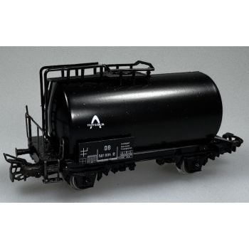 Thyssen, Kesselwagen, Kessel schwarz, DB-Wagendaten 581 694