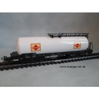 Kesselwagen DB, GASOLIN, 4achsig, Kessel weiß nicht getönt, ohne Originalkarton,