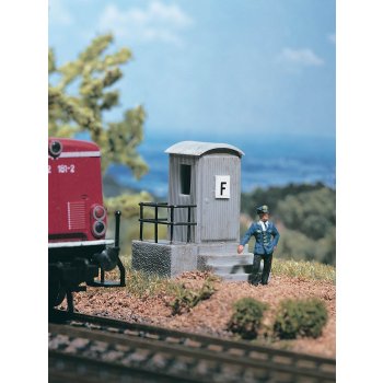 Fernsprechhaus mit Treppenaufgang