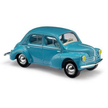 Renault 4 CV mit gelben Scheinwerfern, Baujahr 1958, Frankreich