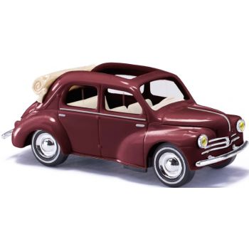 Renault 4CV Cabrio Limousine, rotbraun, Baujahr 1954
