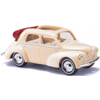 Renault 4CV Cabrio Limousine, beige, Baujahr 1954