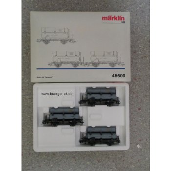 Wagenset Gaswagen, 3 Wagen der K.Bay.Sts.B.