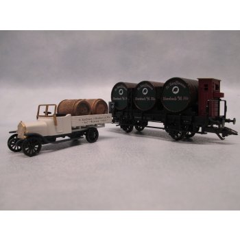 Märklin Museumswagen 1997 mit Metallauto, Kauffmann Ebersbach