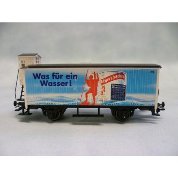 Freyersbacher Schwarzwälder Mineralwasser, Was für ein Wasser! (Altbaugüterwagen mit Bremserhaus)