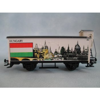 Hungary (U.S.A.-Länderwagen), (Altbaugüterwagen mit Bremserhaus)