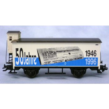 NWZ 50 Jahre 1946 1996 (Gedeckter Altbaugüterwagen mit Bremserhaus)