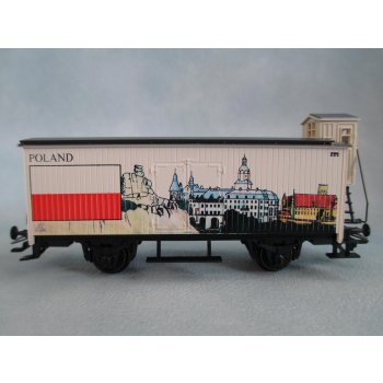 Poland (U.S.A.-Länderwagen), (Gedeckter Altbaugüterwagen mit Bremserhaus)