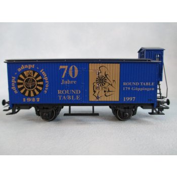 Round Table 70 Jahre 1927-1997, RT 179 Göppingen (Gedeckter Altbaugüterwagen mit Bremserhaus)