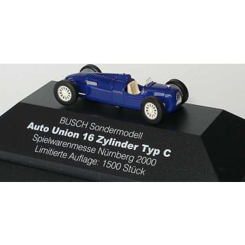 Auto Union Typ C, Spielwarenmesse 2000, blau, in Deko-Box !
