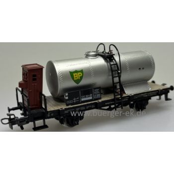 BP - Kesselwagen mit Bremserhaus,
